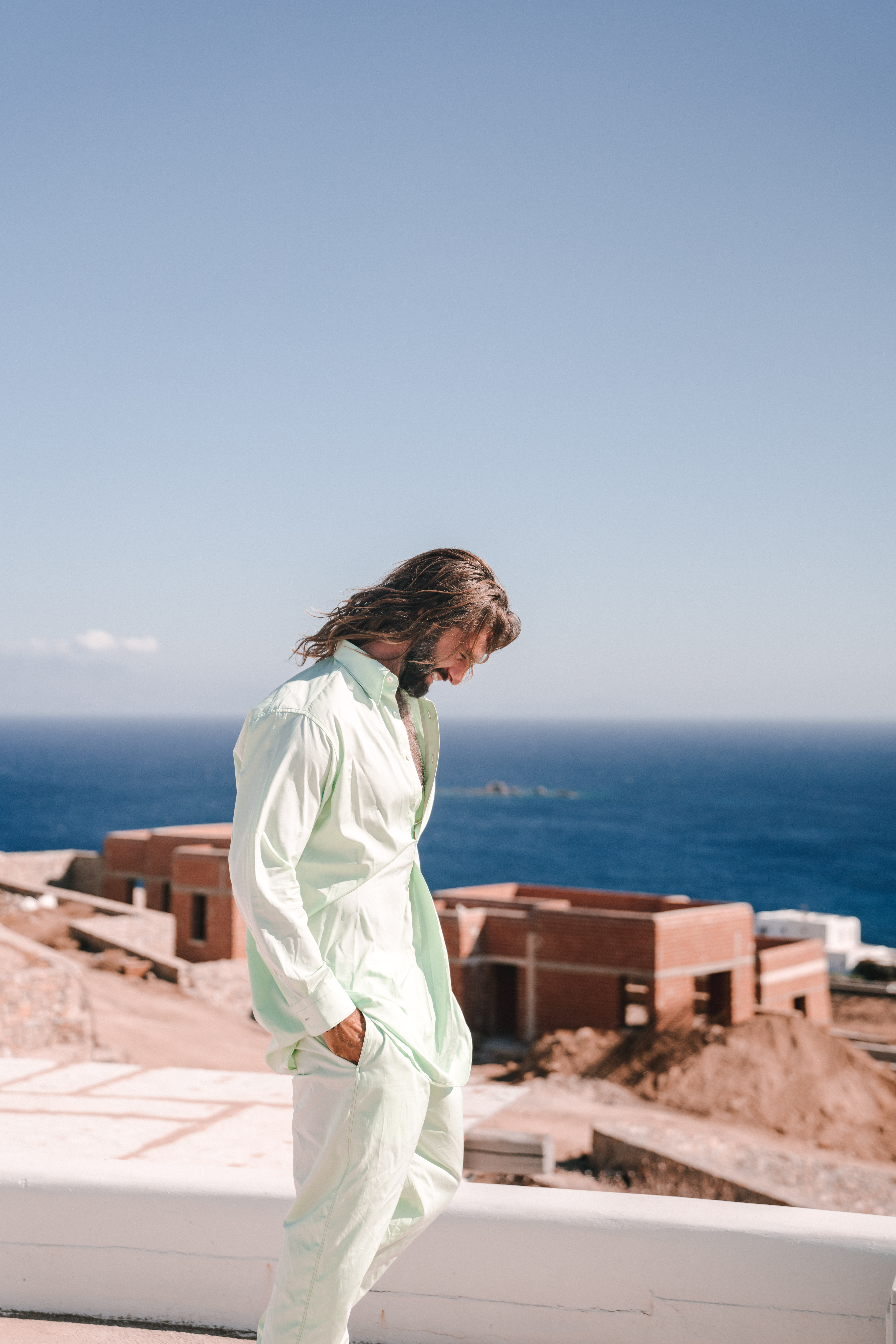 All Over The World Shirt Superfine Poplin Mint - Image 2